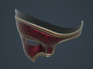 masquerade mask 3D Model