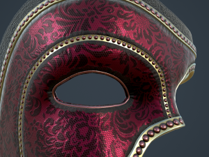 masquerade mask 3D Model