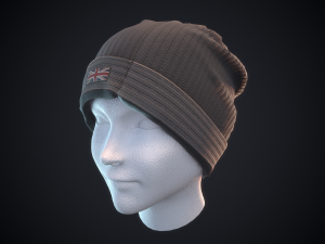beanie hat 3D 模型