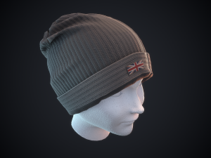 beanie hat 3D 模型