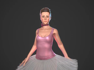 bailarina Modelo 3D