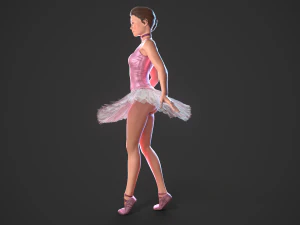 bailarina Modelo 3D