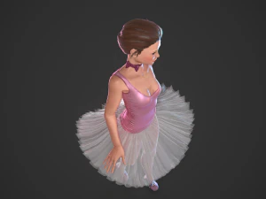 bailarina Modelo 3D