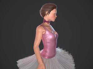 bailarina Modelo 3D