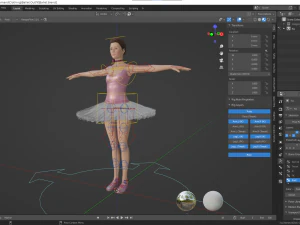 bailarina Modelo 3D