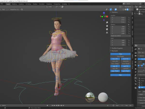 bailarina Modelo 3D