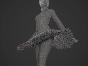 bailarina Modelo 3D