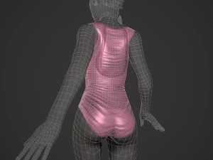 bailarina Modelo 3D