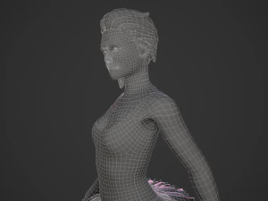 bailarina Modelo 3D