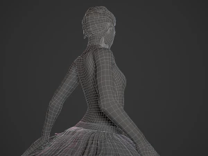 bailarina Modelo 3D