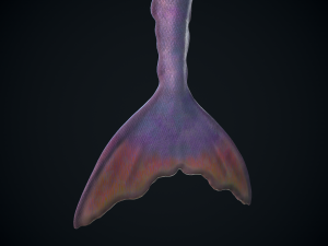 rigged mermaid Modelo 3D