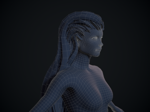 rigged mermaid Modelo 3D