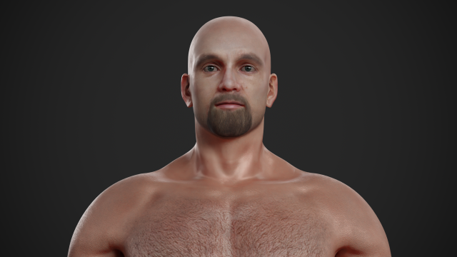 rigged textured male basemesh 3D मॉडल .c4d .max .obj .3ds .fbx .stl .blend 