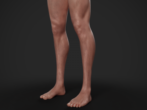 rigged textured male basemesh 3D मॉडल