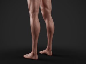 rigged textured male basemesh 3D मॉडल