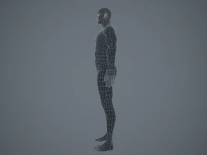 basemesh masculino texturizado manipulado Modelo 3D