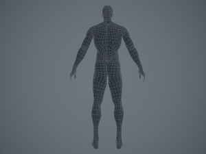 rigged textured male basemesh 3D मॉडल