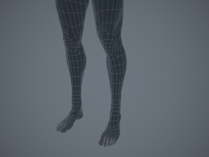 rigged textured male basemesh 3D मॉडल