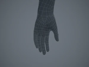 basemesh masculino texturizado manipulado Modelo 3D