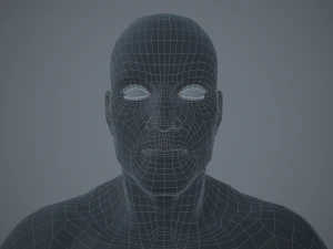 basemesh masculino texturizado manipulado Modelo 3D