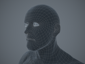 rigged textured male basemesh 3D मॉडल
