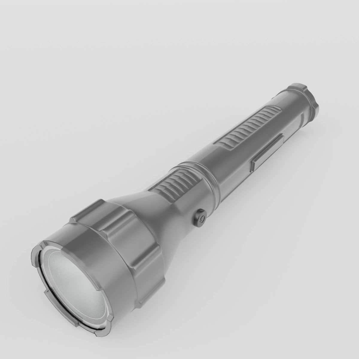Flashlight 3D Model .c4d .max .obj .3ds .fbx .stl .blend 