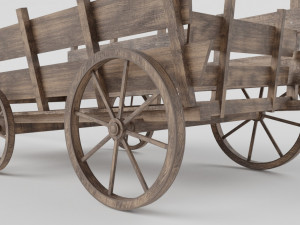 Medieval wagon 3D Model