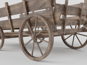 Medieval wagon 3D Model