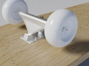 Wooden realistic Skateboard 3d 3D Model