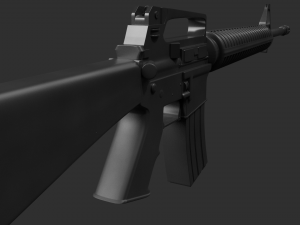 M16 rifle Modelo 3D