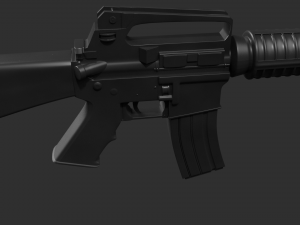 M16 rifle Modelo 3D
