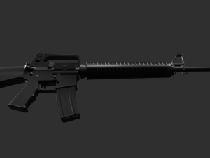 M16 rifle Modelo 3D