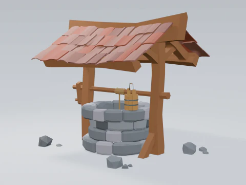 Fantasy Well 3D Model