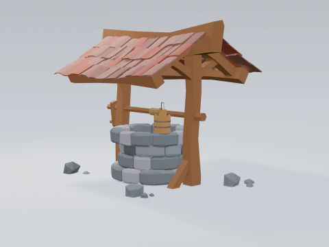 Fantasy Well 3D Model