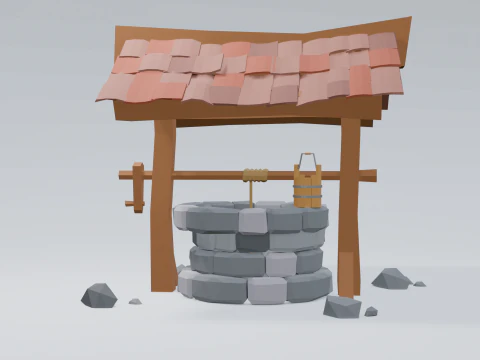 Fantasy Well 3D Model