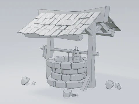 Fantasy Well 3D Model