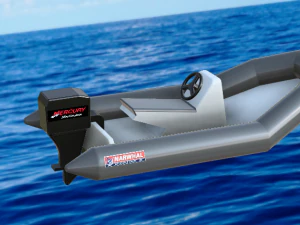 inflatable boat 3D Print Model