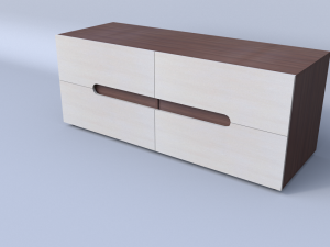 tv stand kompanit style mc tv 5 3D Model