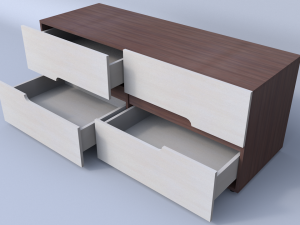 tv stand kompanit style mc tv 5 Modelo 3D