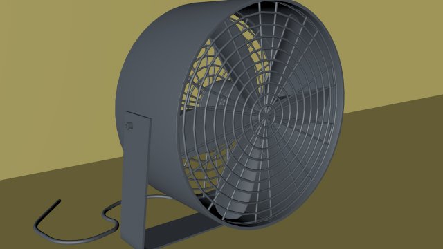 fan Modello 3D .c4d .max .obj .3ds .fbx .stl .blend 