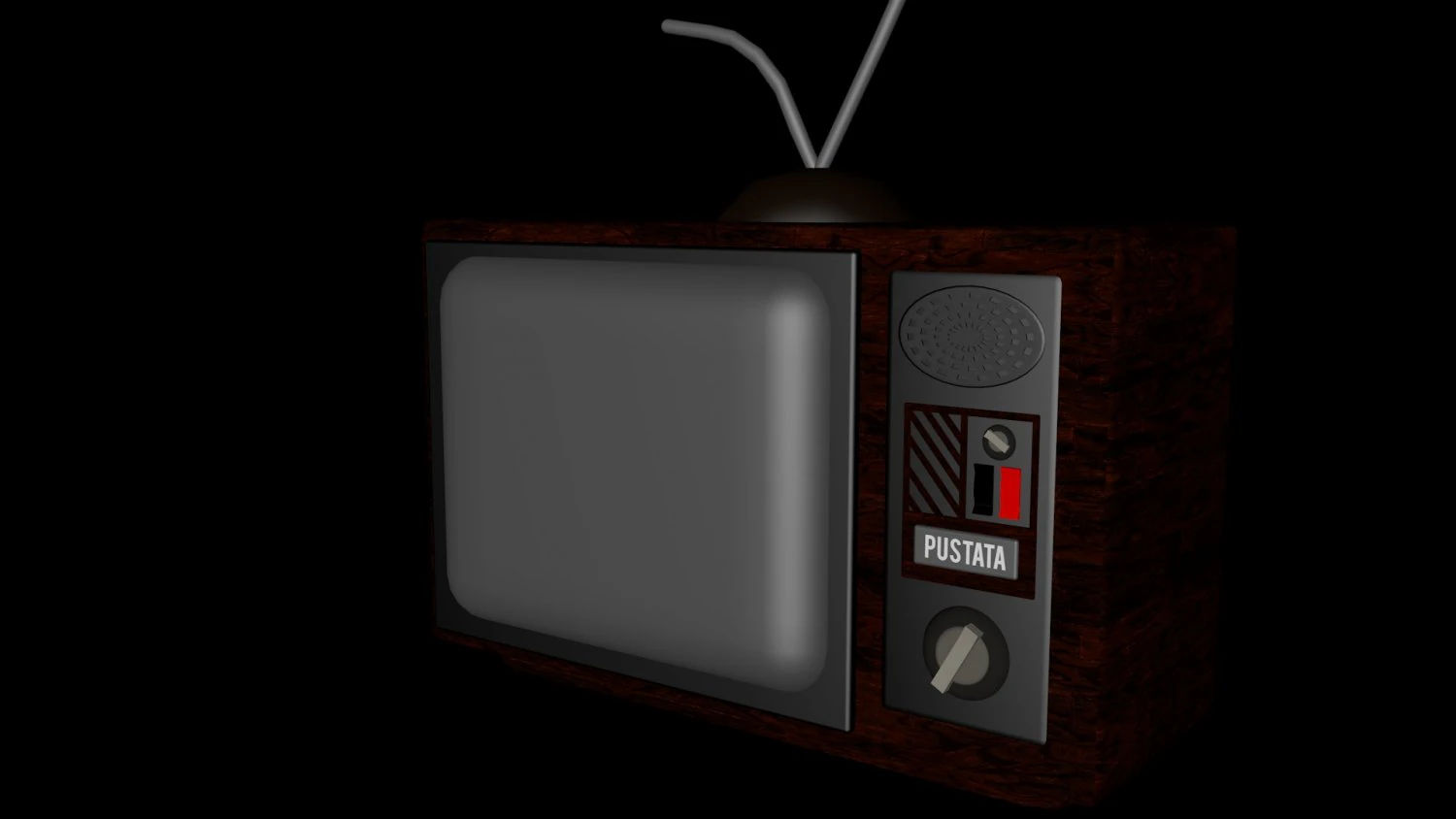 old tv 3D Model .c4d .max .obj .3ds .fbx .stl .blend 
