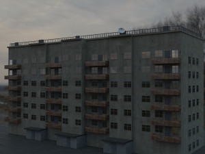 russian house Modèle 3D