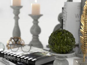 decorative set 01 Modèle 3D