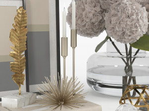 decorative set 02 3D Model