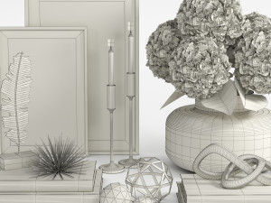 decorative set 02 3D Model