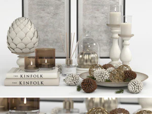 conjunto decorativo 03 Modelo 3D