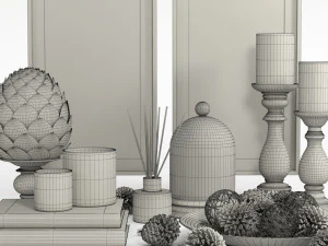 decorative set 03 3D Model