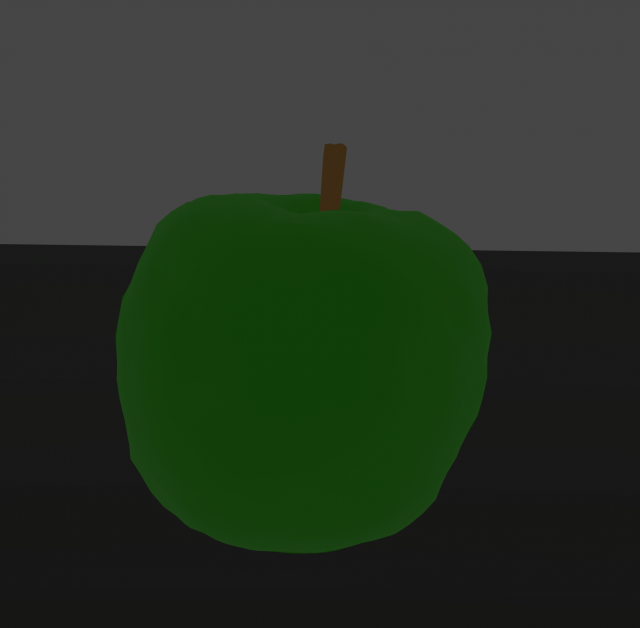 green apple 3D Modell .c4d .max .obj .3ds .fbx .stl .blend