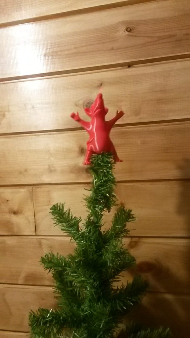 Punish the rat christmas tree star table decoration 3D Print Model .c4d .max .obj .3ds .fbx .stl .blend 