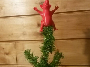 Punish the rat christmas tree star table decoration 3D Print Model